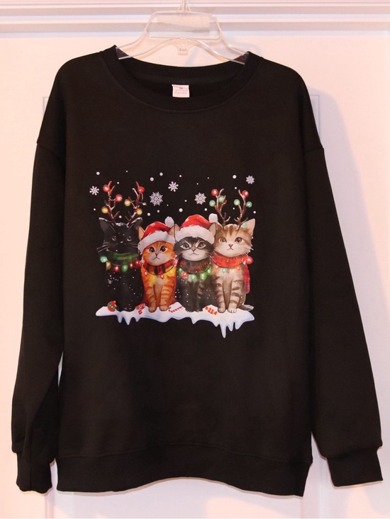 Sweaters - Holiday Cats Sweater